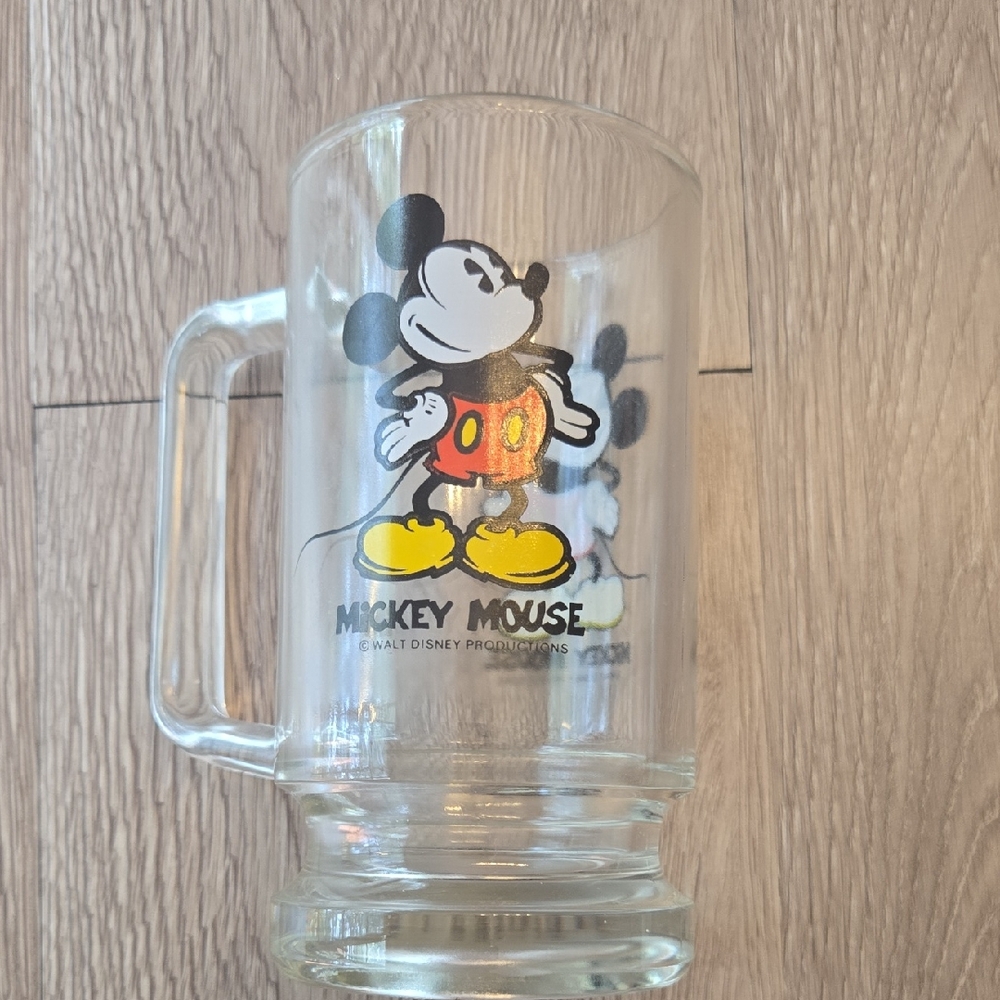 Mickey Mouse Glass Mug